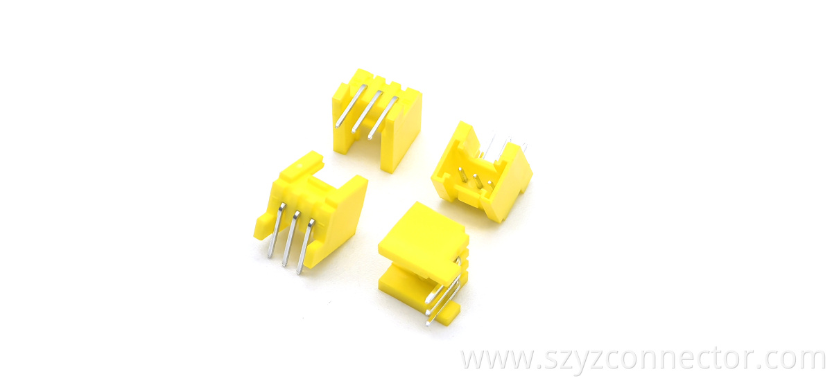 Wafer HY 90° DIP 3P White/Yellow/Black